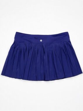 lululemon athletica Deep Purple Pleated Athletic Pace Setter Skirt